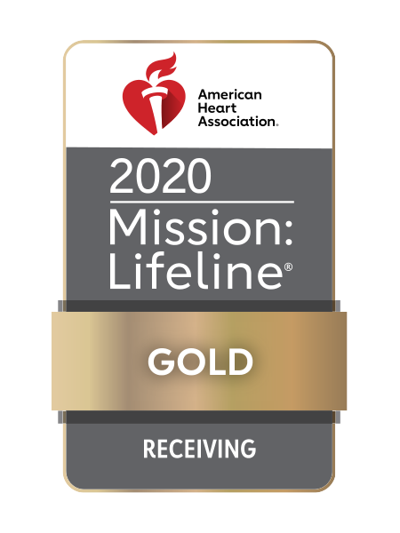 AHA Mission Lifeline Gold Receiving