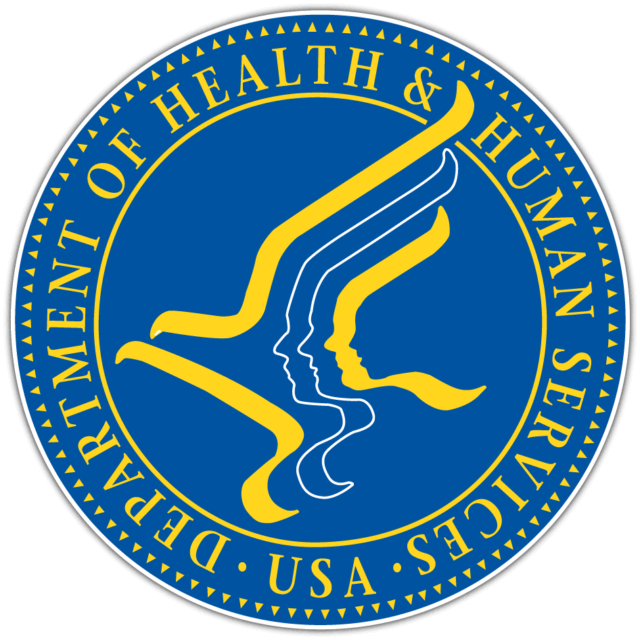Logotipo del Departamento de Salud y Servicios Humanos