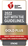 American Heart Association GWTG Gold Plus 2022 Stroke, Centennial Hills Hospital, Las Vegas, NV.