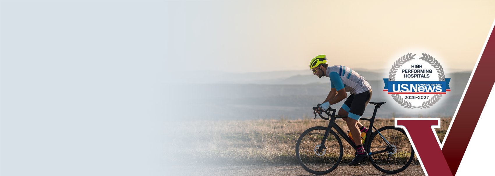 Riding bike in desert