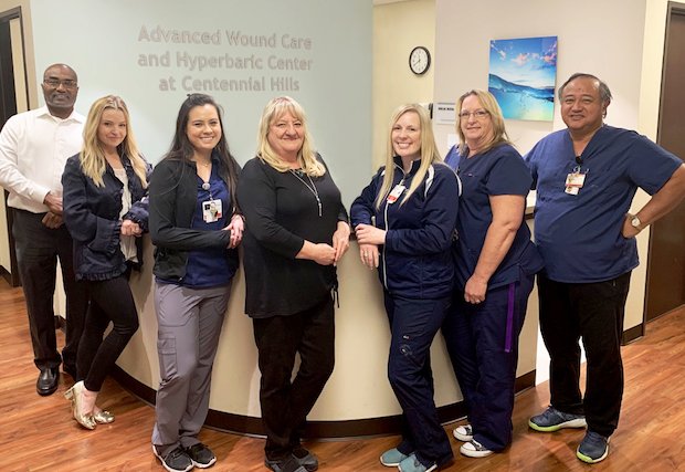 National Award for Wound Care Team Centennial Hills Hospital NV