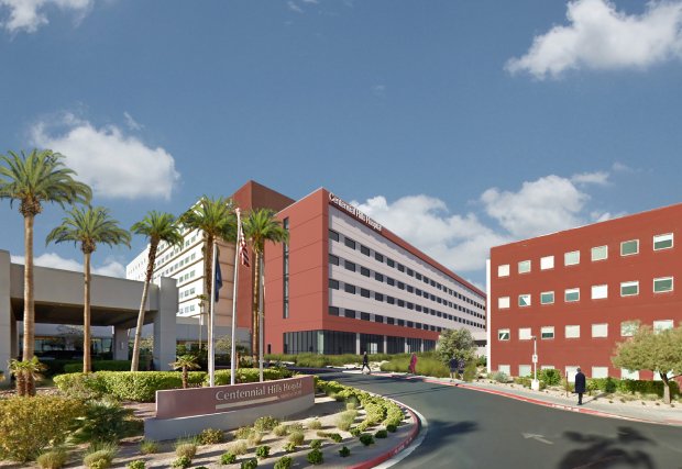 El Hospital Centennial Hills comenzará a trabajar en la nueva torre de pacientes