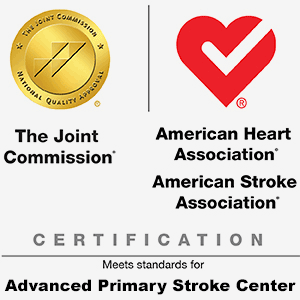 The Joint Commission’s Gold Seal of Approval® and the American Heart Association®/American Stroke Association® Heart-Check Mark for Advanced Primary Stroke Certification (2020), Centennial Hills Hospital, Las Vegas, NV.