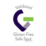 Logotipo del programa de servicio de alimentos sin gluten validado